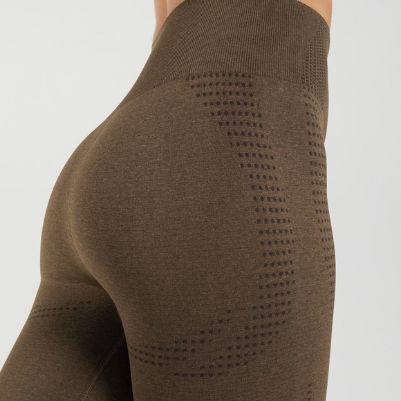Gymshark Vital Seamless 2.0 Leggings L Espresso Marl - Picture 3 of 13
